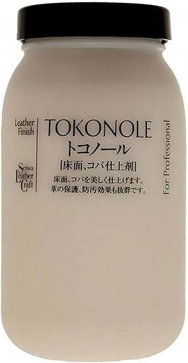 Seiwa Tokonole Leather Finish Burnishing Gum 500g Clear Leathercraft