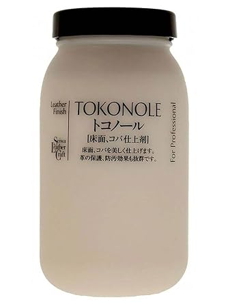 Seiwa Tokonole Leather Finish Burnishing Gum 500g Clear Leathercraft