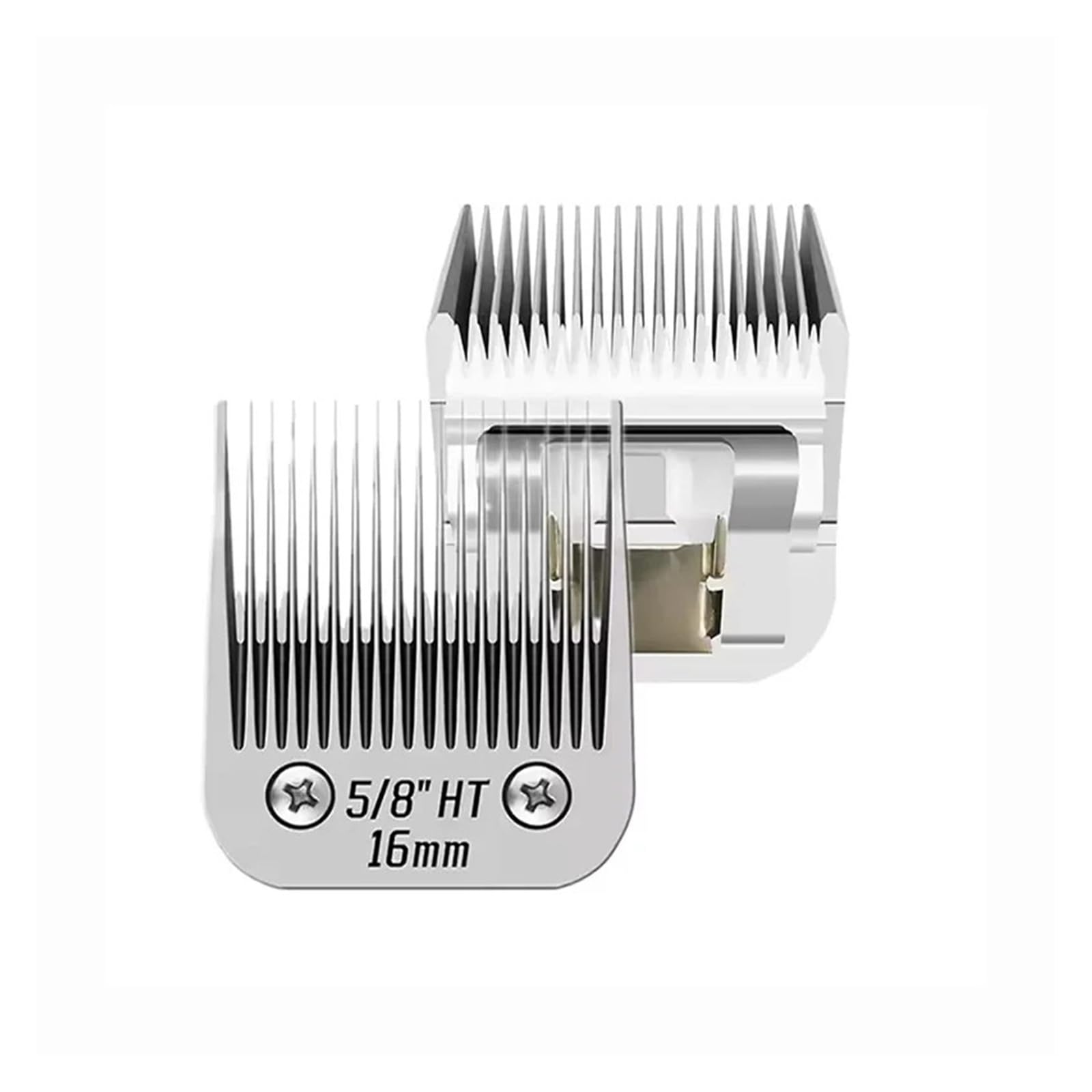 Lama Cromata Staccabile In Ceramica for Cani Da Compagnia HT Pro Da 5/8", Compatibile Con Andis, AGC, AGP, UltraEdge E CeramicEdge/, Compatibile Con Oster, A5, Classic 76/, KM Clippers