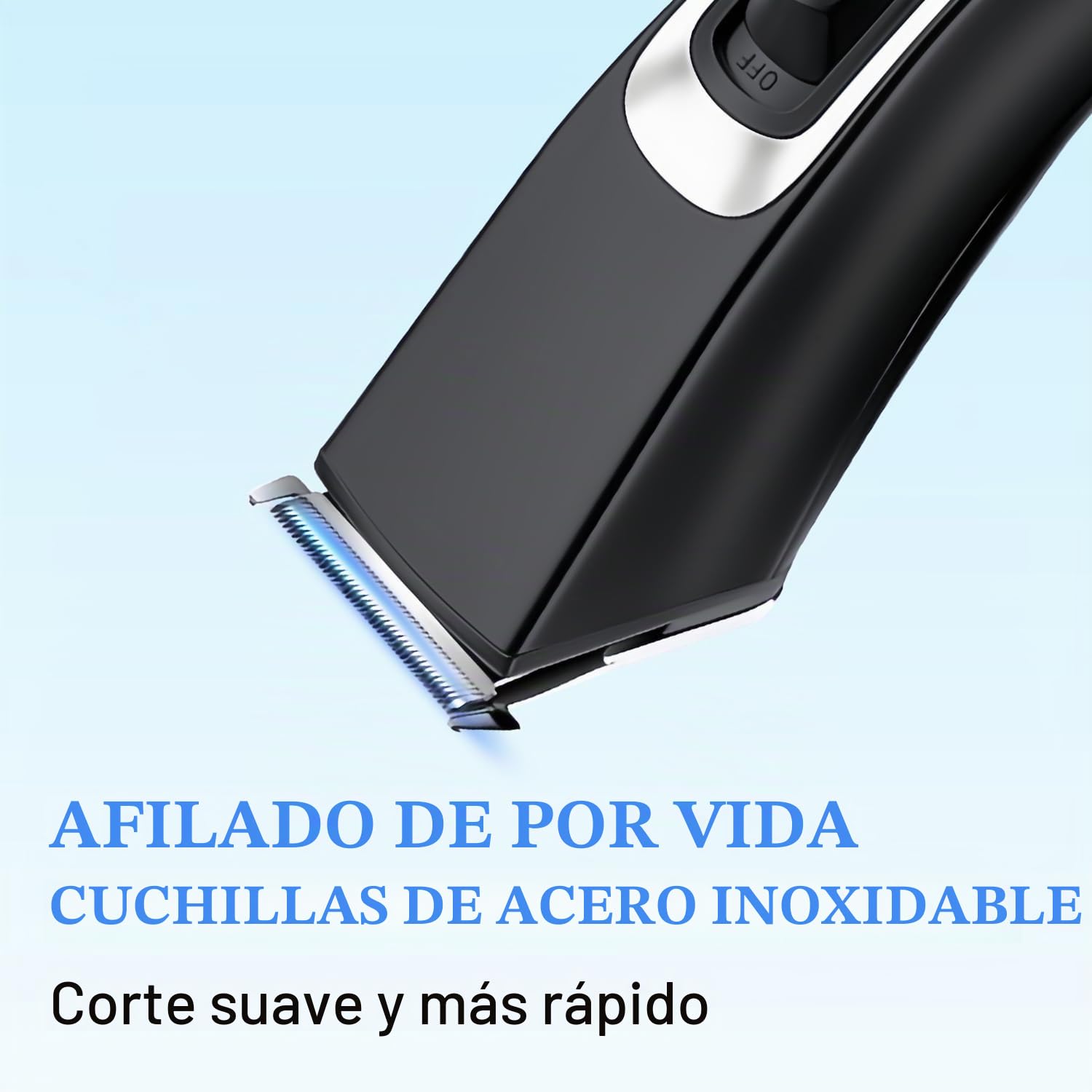 HTC Cortapelos y recortadora de barba para hombre, kit de corte de pelo eléctrico profesional todo en uno, totalmente lavable, con cable e inalámbrico, con recortadora para el cuidado del cabello y el