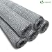 VOUNOT® Maschendrahtzaun Sechseckgeflecht, Drahtzaun Hasendraht Kaninchendraht Hühnerdraht, Maschenweite 25 mm, Höhe 100 cm, Länge 25 m, Verzinkt Silber