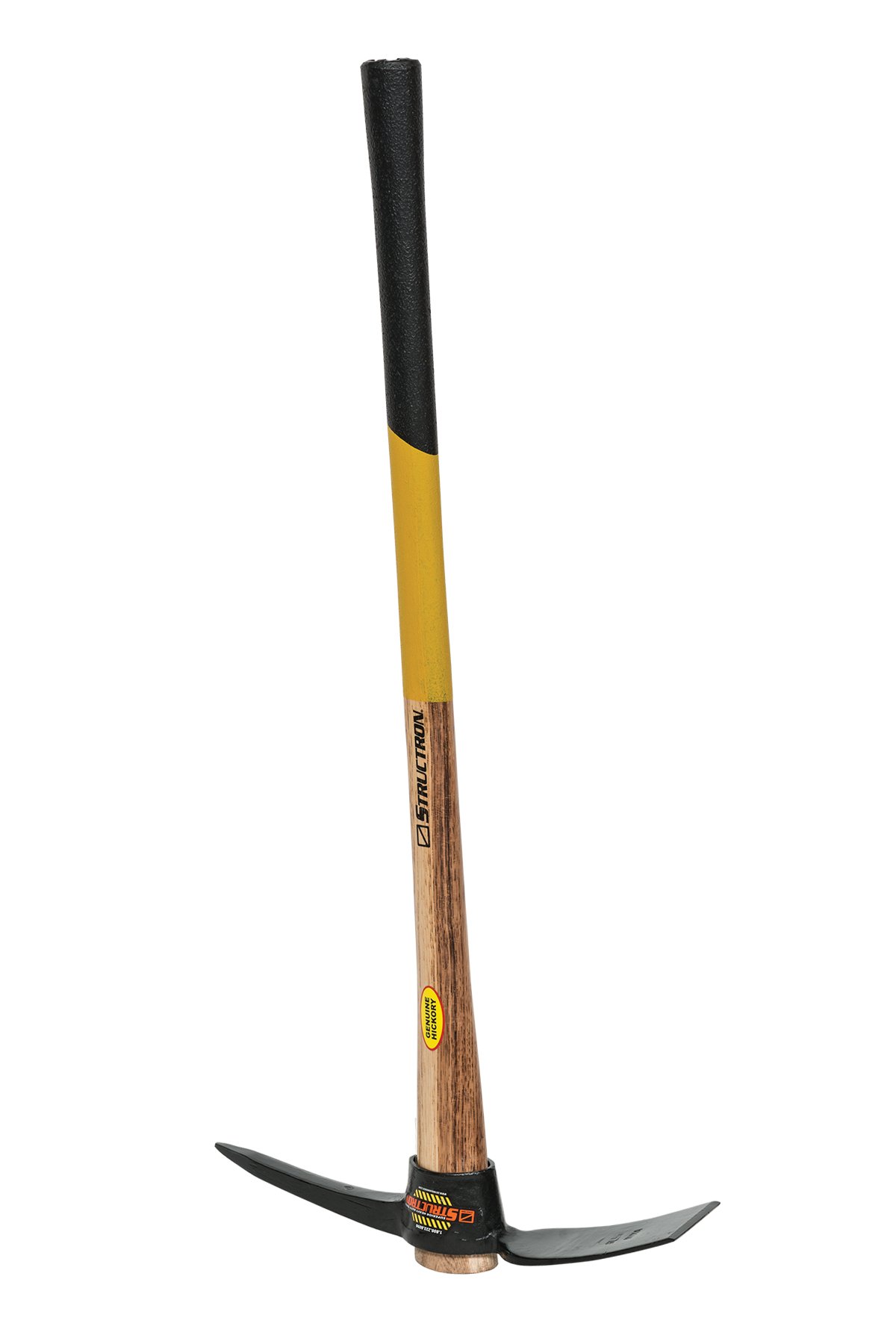 Structron 85560 5 lb. Pick Mattock, 6 Eye, 36" Hickory Handle