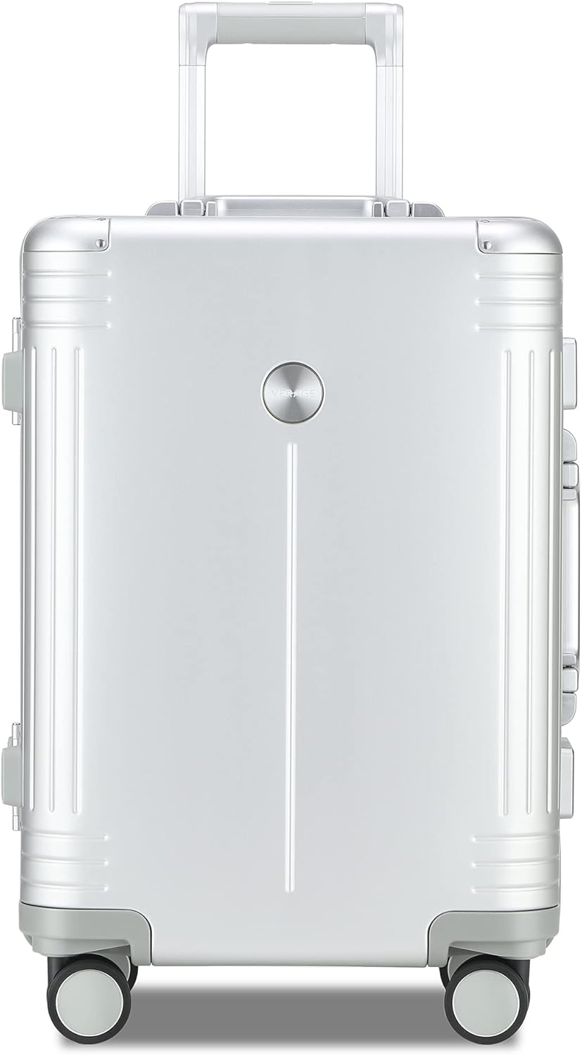 Buy VERAGE Birmingham Aluminum Carry On Suitcase, Hardside