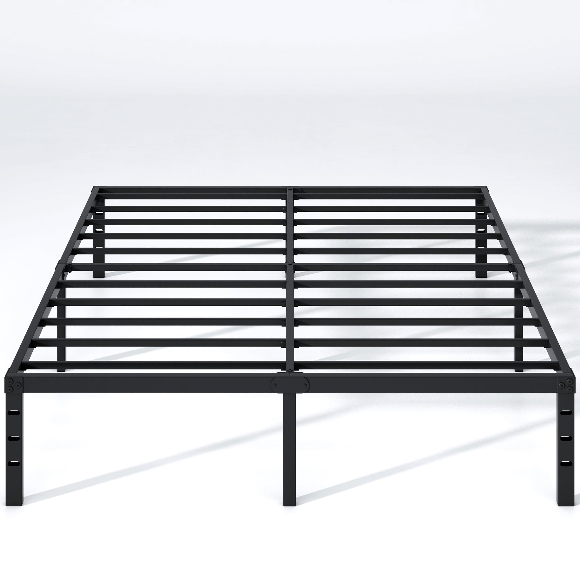 Photo 1 of ***SIZE UNKNOWN*** NEW JETO Metal Bed Frame, Bed Frame with Storage Space,Heavy Duty Sturdy Mattress Foundation,Easy Assembly,No Box Spring Needed, Black,