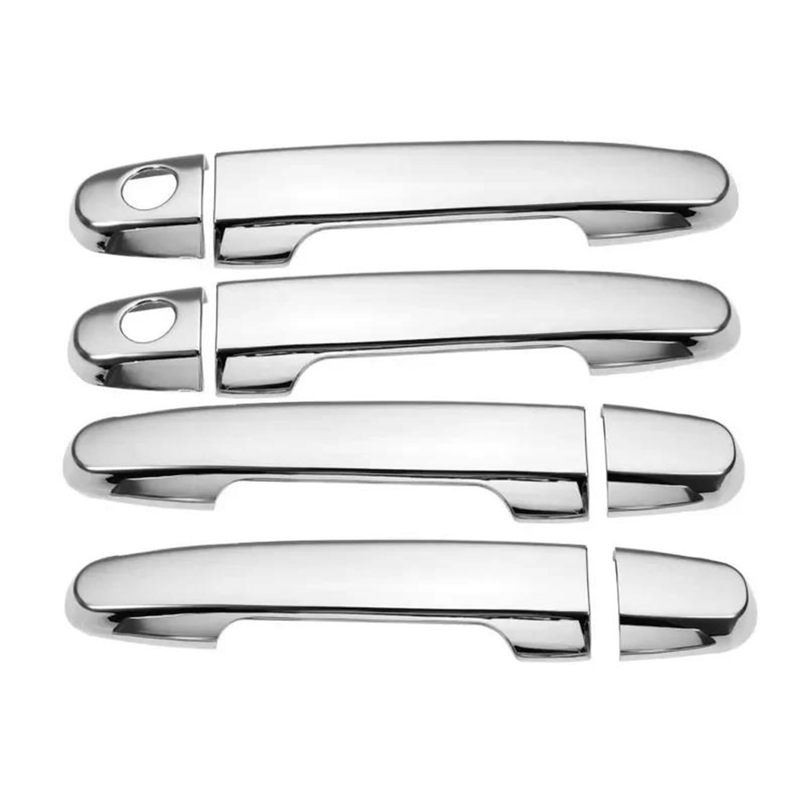 Dtasmbd Silver 2 Exterior Side Door Handle Protective Covers Car Exterior Door Handle Cover For For Daihatsu For Terios For Bego J200 F700 2006-2016 Decoration Trim Covers Gloss Black Auto(Silver 2)