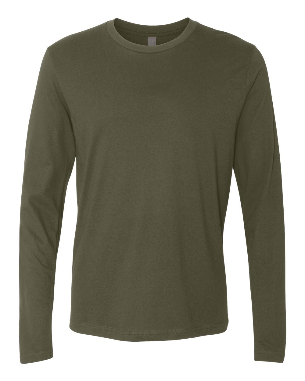 Next Level ApparelNext Level Men's Cotton Long-Sleeve Crew L MILITARY GREEN