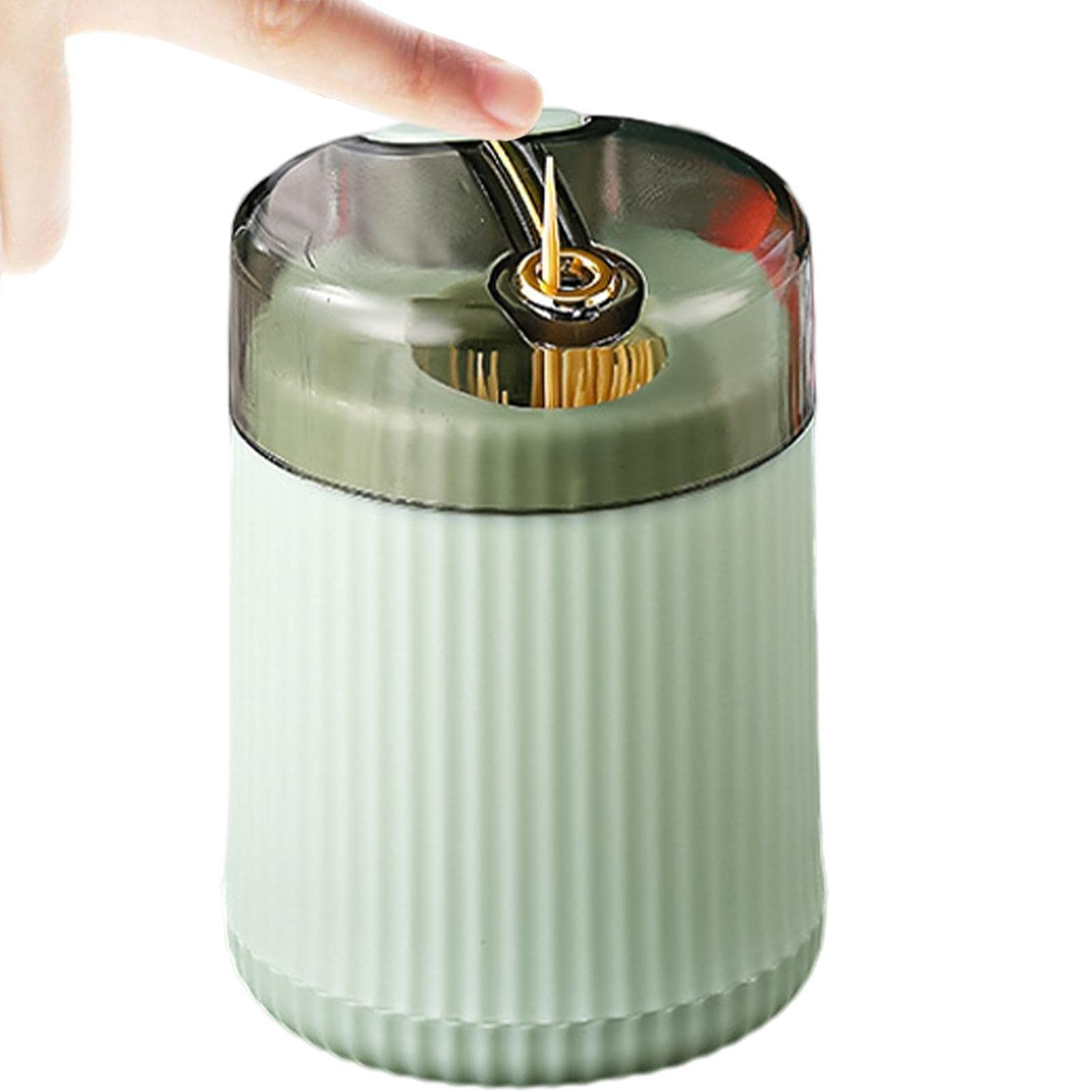 Maciun Dispensador automático de palillos de dientes, soporte resistente portátil, decoración del hogar, para cocina, restaurante, hotel