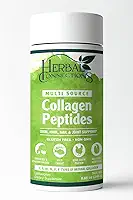 Peptídeos de colágeno em pó – 10 g Tipos I II III IV V X Colágeno + Probiótico e Enzimas para o Cabelo Pele Articulação e Suporte Intestino | Bovino alimentado com capim, peixe selvagem, caldo de osso