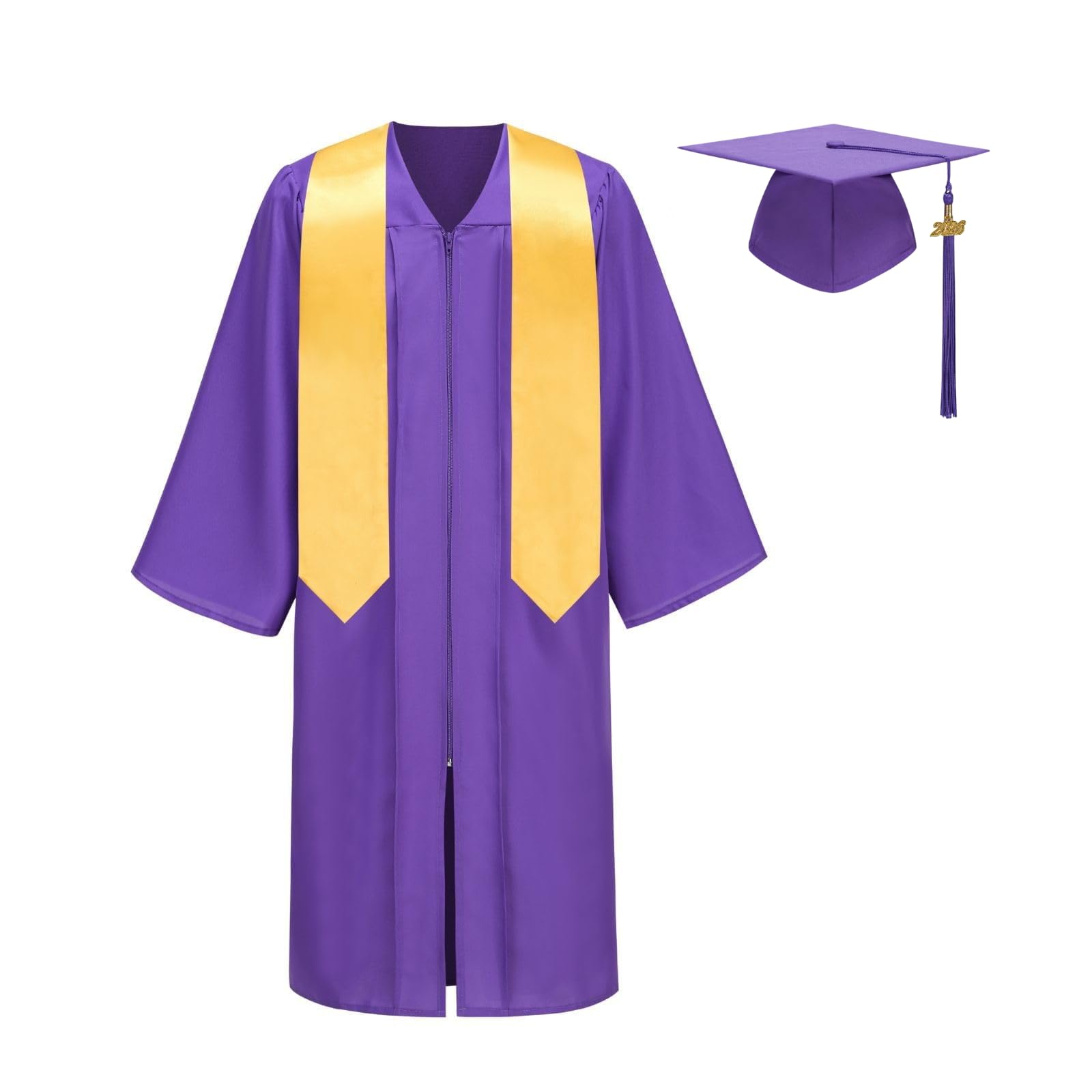 AGCOAH Graduation Gowns for Adults Robe Masters Cap and Bachelor 2026 Commencement Ceremony
