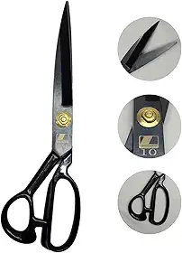 Tesoura Alfaiate Costura Reforçada Titanium Profissional 10''