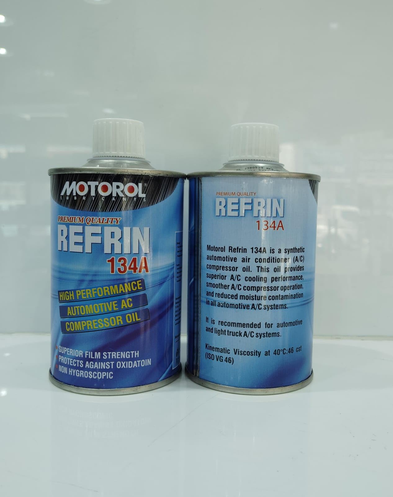 Refrin 134a High-Performance Automotive AC Compressor Oil - Optimal Efficiency and Superior Cooling (2pcs)