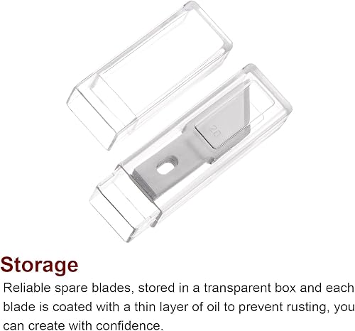 Miniatura 4 de HARFINGTON 40 cuchillas de repuesto para cuchillos Exacto #20, cuchillas de repuesto de precisión Exacto, cuchillas de repuesto para bricolaje,