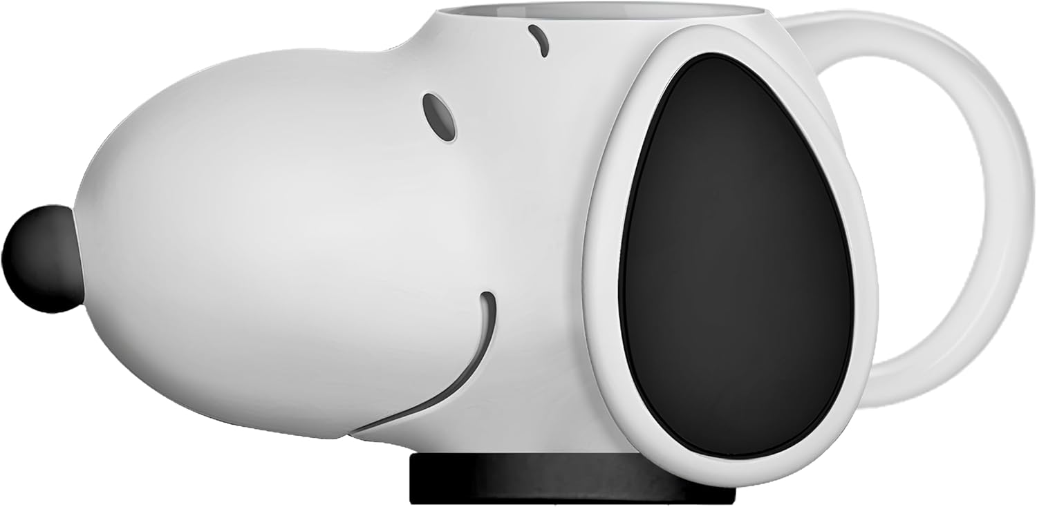 Silver Buffalo Peanuts Snoopy, 3D Sculpted Mug, 20oz