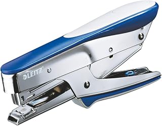 Leitz 5545 - Grapadora (capacidad para 15 hojas, grapas nº 10), color azul