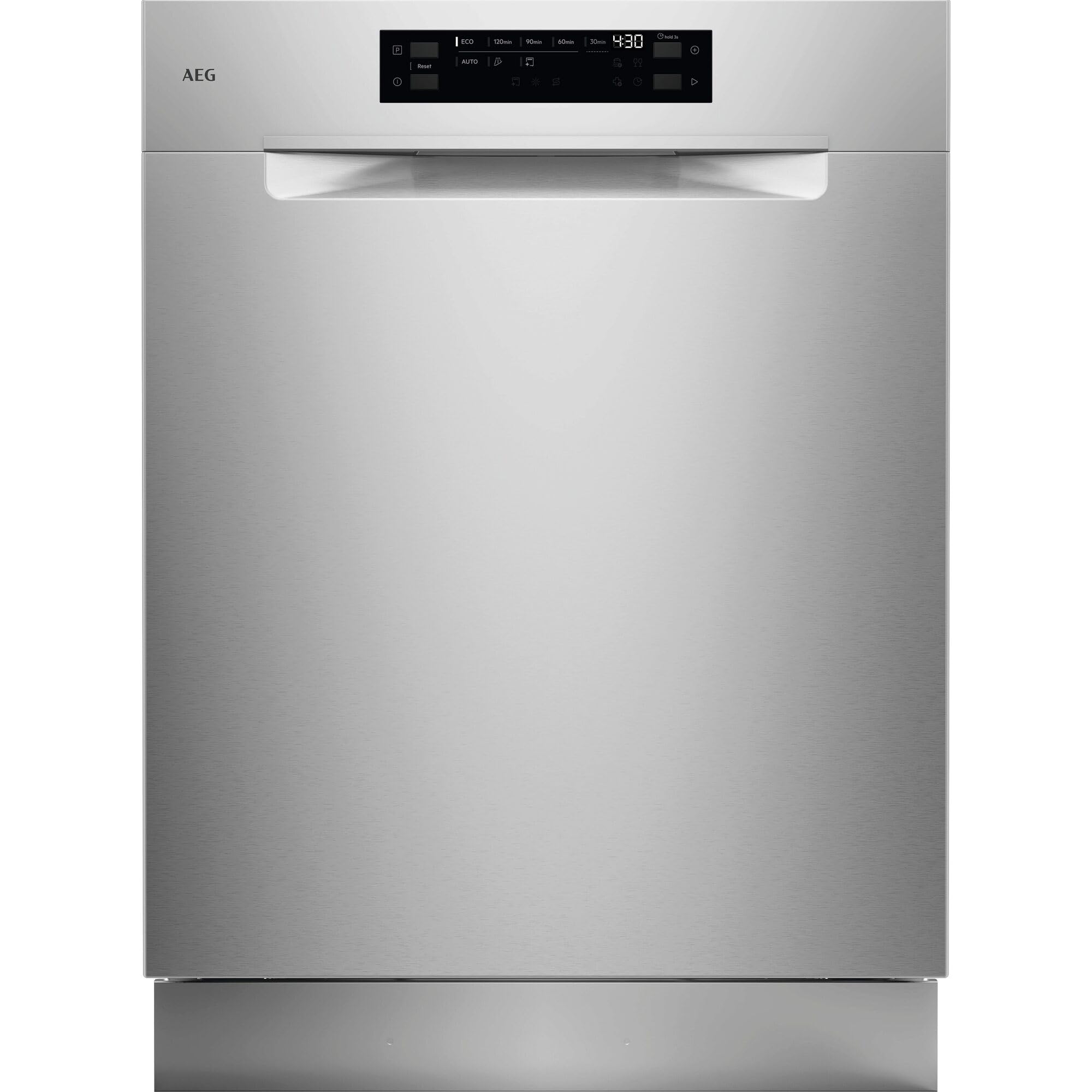 AEG Unterbau 6000 Geschirrspüler, 60cm Spülmaschine, kraftvolle Reinigung mit 3x besserer Sprühabdeckung & viel Platz, 44dB, Besteckschublade, 14 MG, QuickLift, Wasserstopp, GU620B2SCM