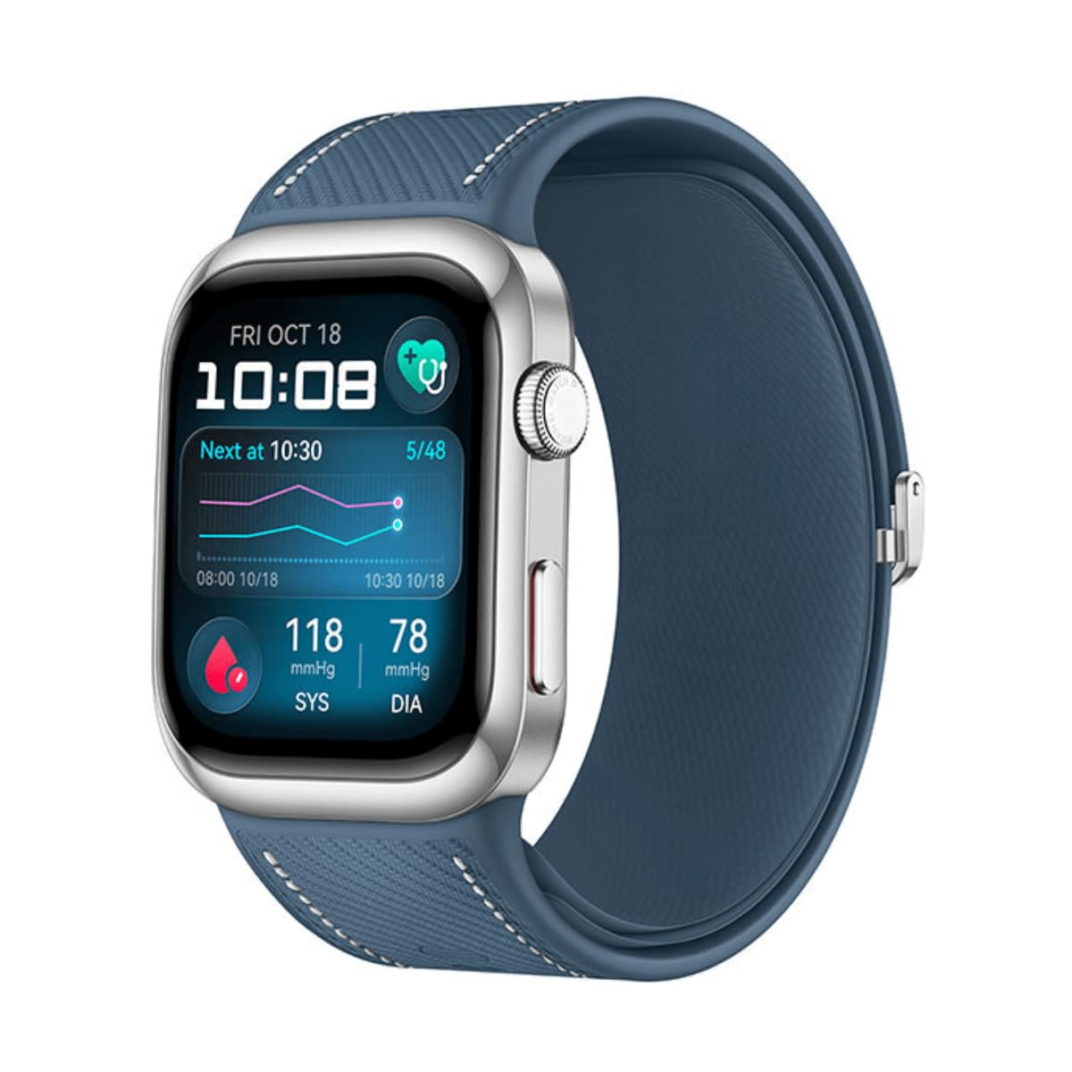 Huawei Watch D2, Smartwatch AMOLED de 4,6 cm, monitoreo ambulatorio de la presión Arterial, ECG, sensibilización sobre la respiración del sueño, SpO2, Ligero y Fino, Comunidad de Salud, Llamada