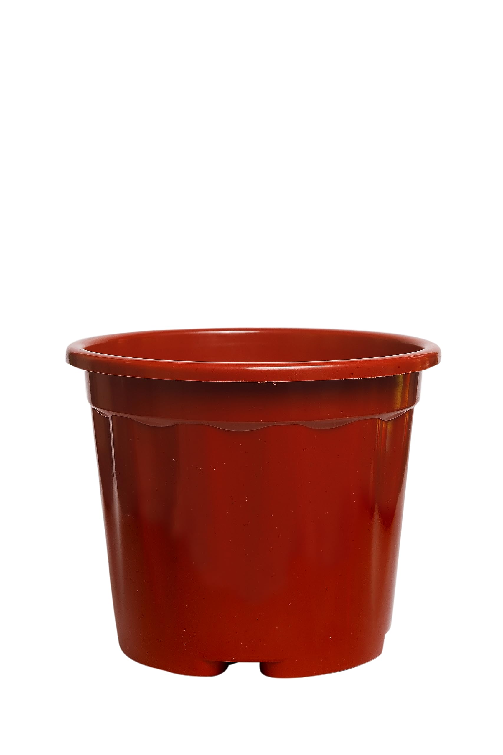 Bhumi Agro || Small Plastic Planter Pot|| Multi Size (White)