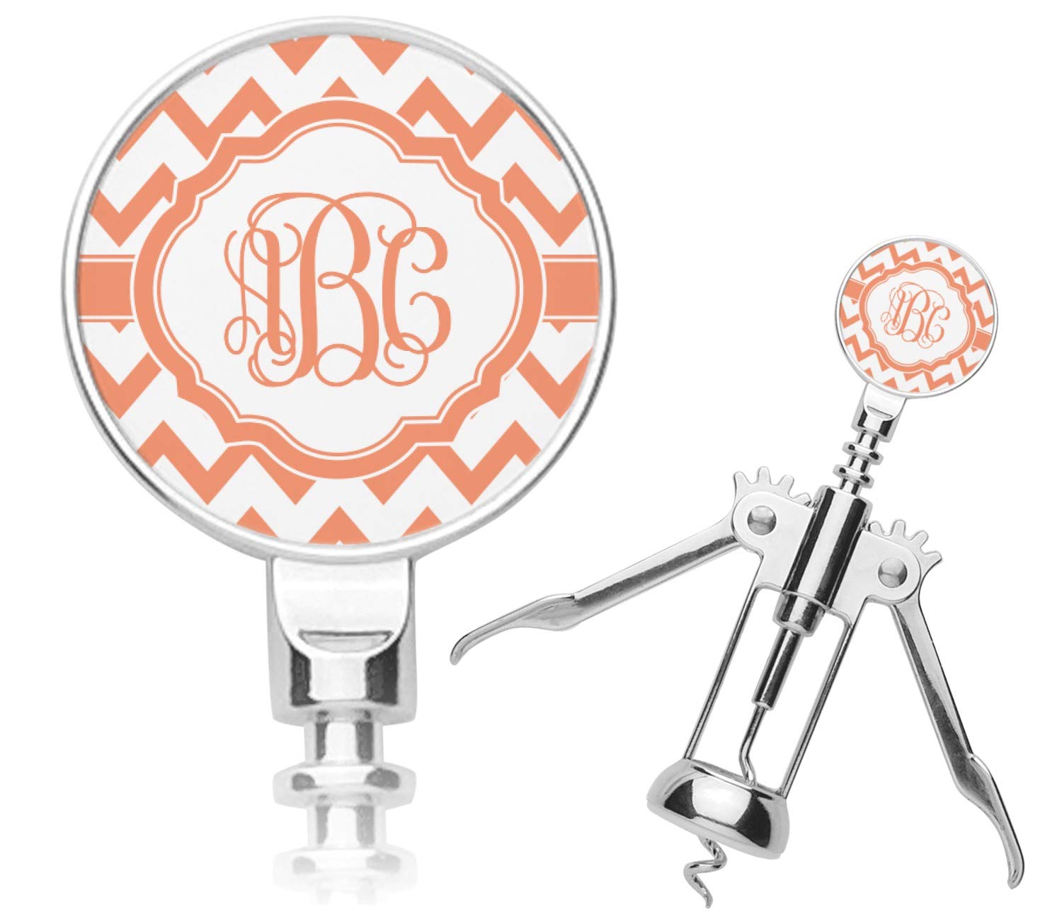Personalized Chevron Corkscrew