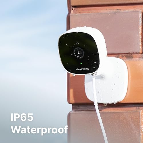 Miniatura 2 de AlfredCamera Cámara de seguridad para interiores y exteriores (con tarjeta SD de 64 GB), AlfredCam Plus, IP65 impermeable, 2K Plug-in Baby  Pet Cam,