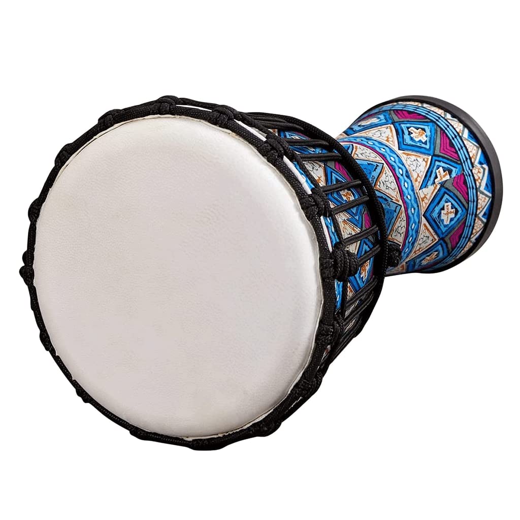 PAASHE Handpan Tambour Djembe Drum 8 Pouces Portable Tambour Africain créatif coloré Art Motif Tambour à la Main Handpan Tambour Langue Tambour Haute qualité