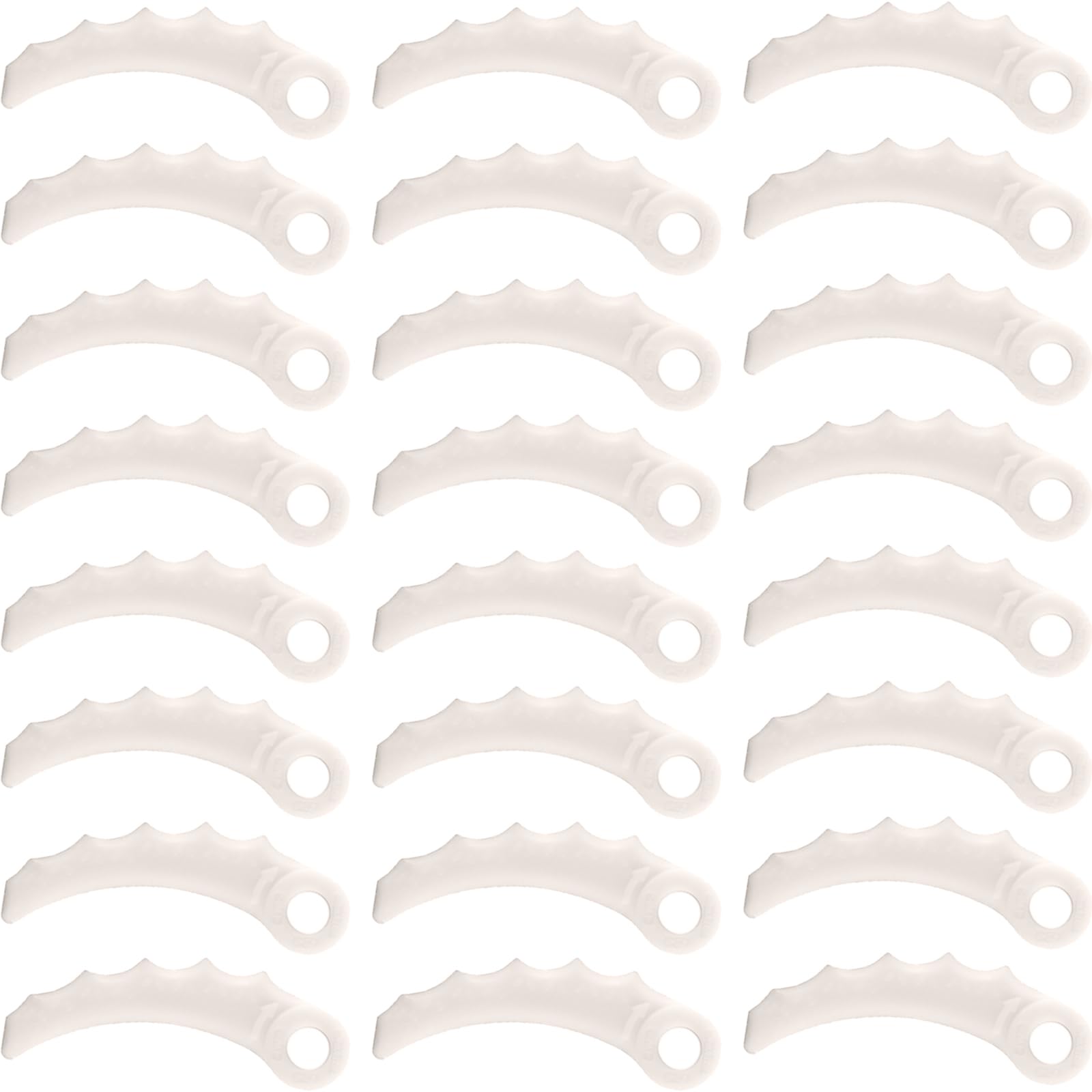 Chuancheng 24Pcs Plastic Blades Replacement for Makita 198426-9 198383-1 DUR183, DUR184L, DUR187U/L, DUR189, DUR368AZ, DUR369AZ, DUR368LZ