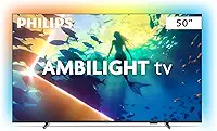 PHILIPS, Smart TV Ambilight 50' 4K, 50PUG8100/78, Comando de Voz, HDR10+/Dolby Atmos, VRR/ALLM, Bluetooth