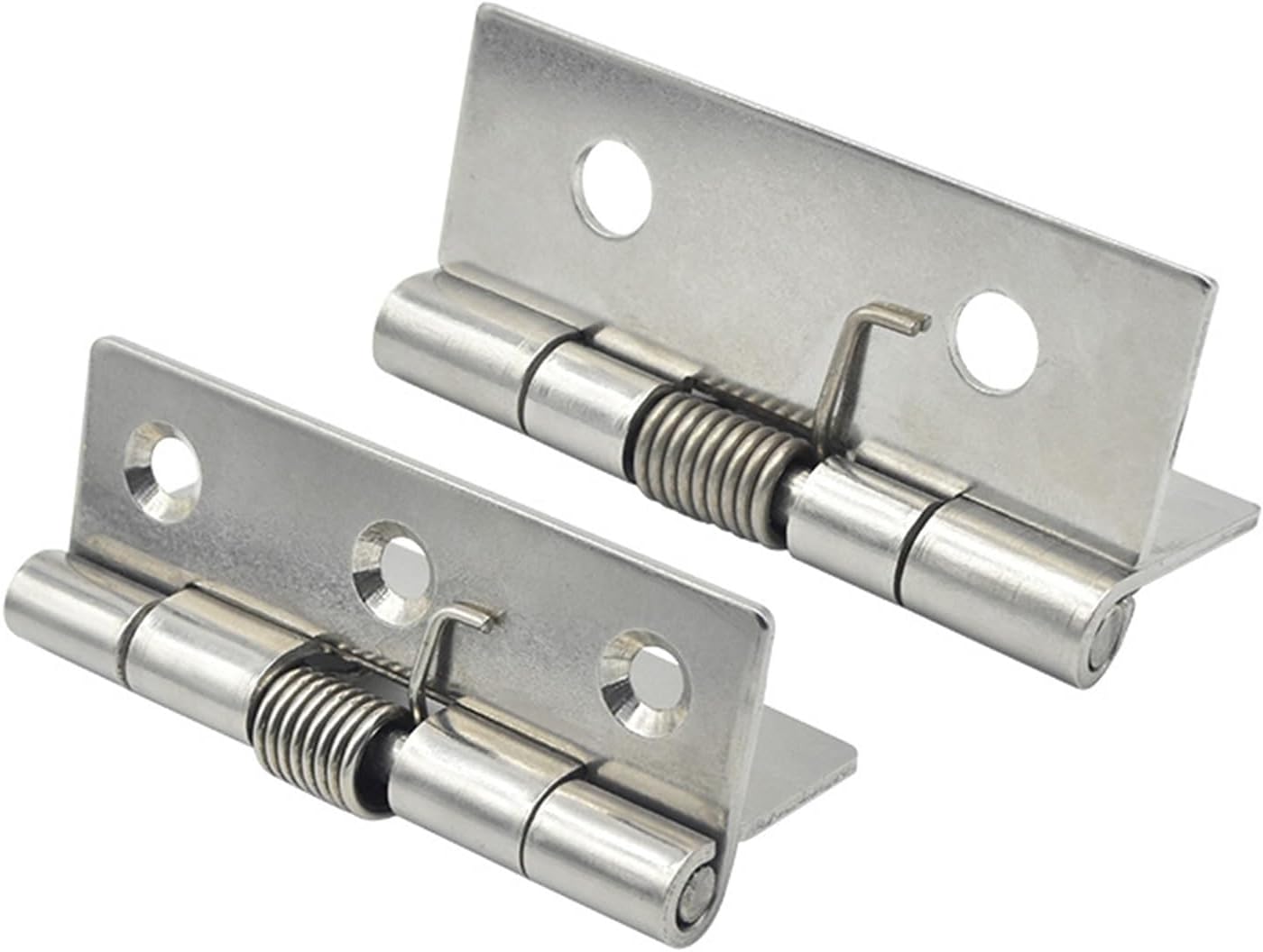 XK517-304 Stainless Steel Spring Hinge Spring Automatic Closing Hinge Spring 0 Degree Return Hinge Return Hinge 1Pcs(XK517-65-304)