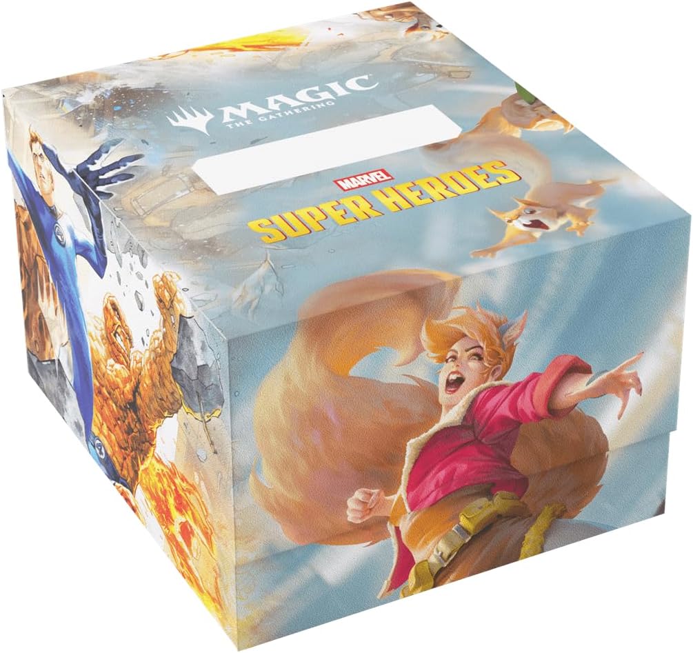 Gamegenic | Magic: The Gathering | Marvel Super Heroes Soft Crate 100+ XL Sideloading - The Fantastic Four/Go Nuts! | Trading Card Game Accessory | Ages 13+