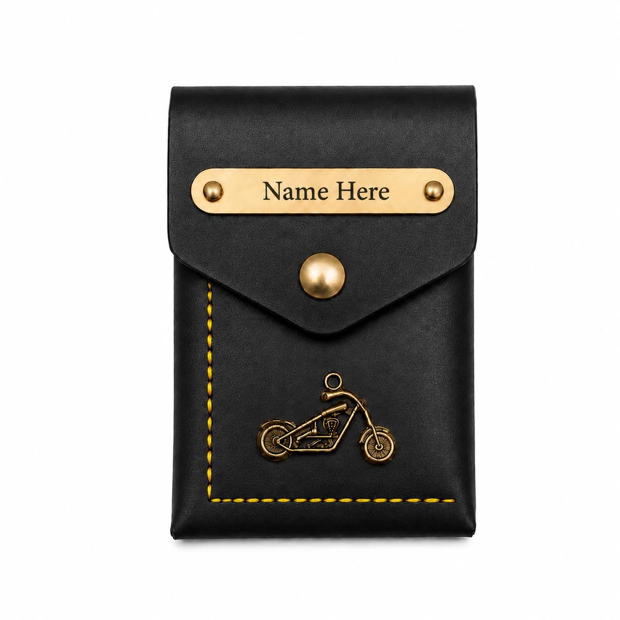 Genuine Leather Vertical Slim Wallet for Men | Pull-String Quick Card Access | RFID Blocking Minimalist Wallet | Compact Front Pocket Wallet with Button Lock (Customized Wallet)-image-49