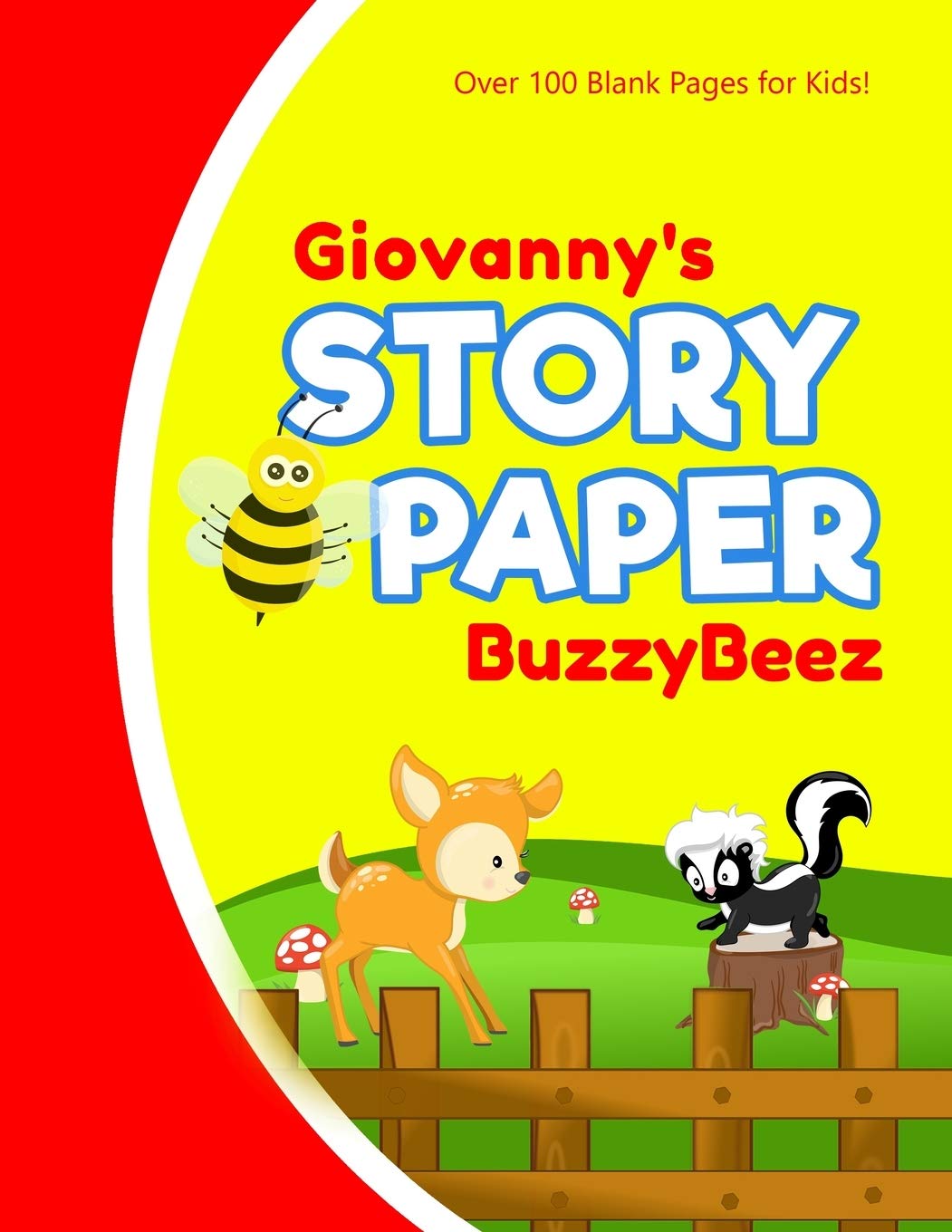Giovanny: Story Book | Kids Large Blank Pre-K Primary Draw & Write Storybook Handwriting Paper | Drawing Tale Writing Practice Pages for Boys | Use ... Farm Farmland | Personalized Name Initial G