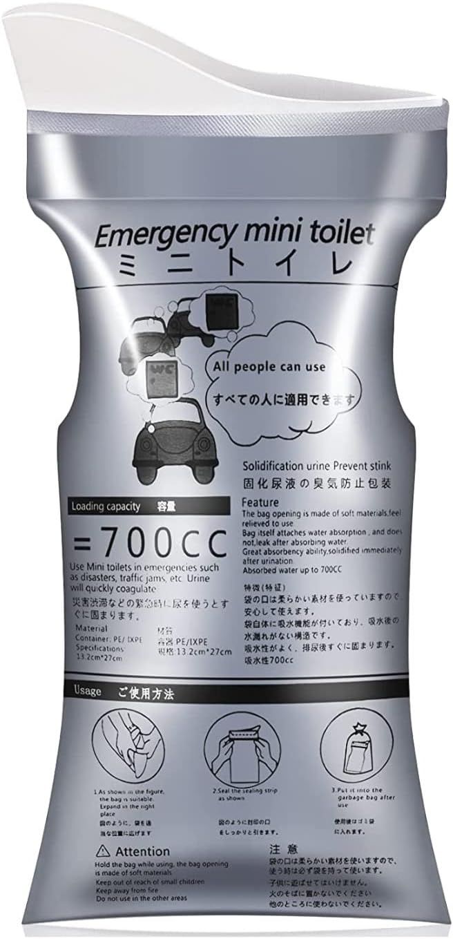 Hike Bag Disposable Bag Portable Camping Pee Bags Travel