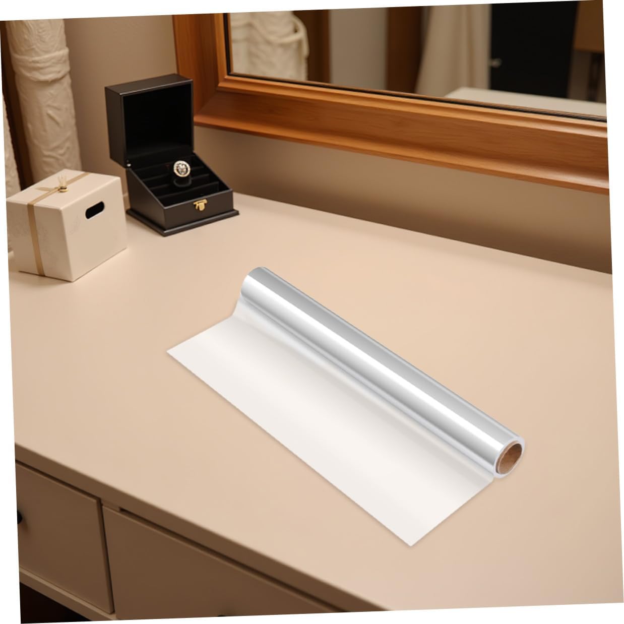 COOPHYA Cellophane Wrap Roll 50cm X 50m Packaging Cellophane Film for Flower Bouquet Wrapping and Basket Decorations