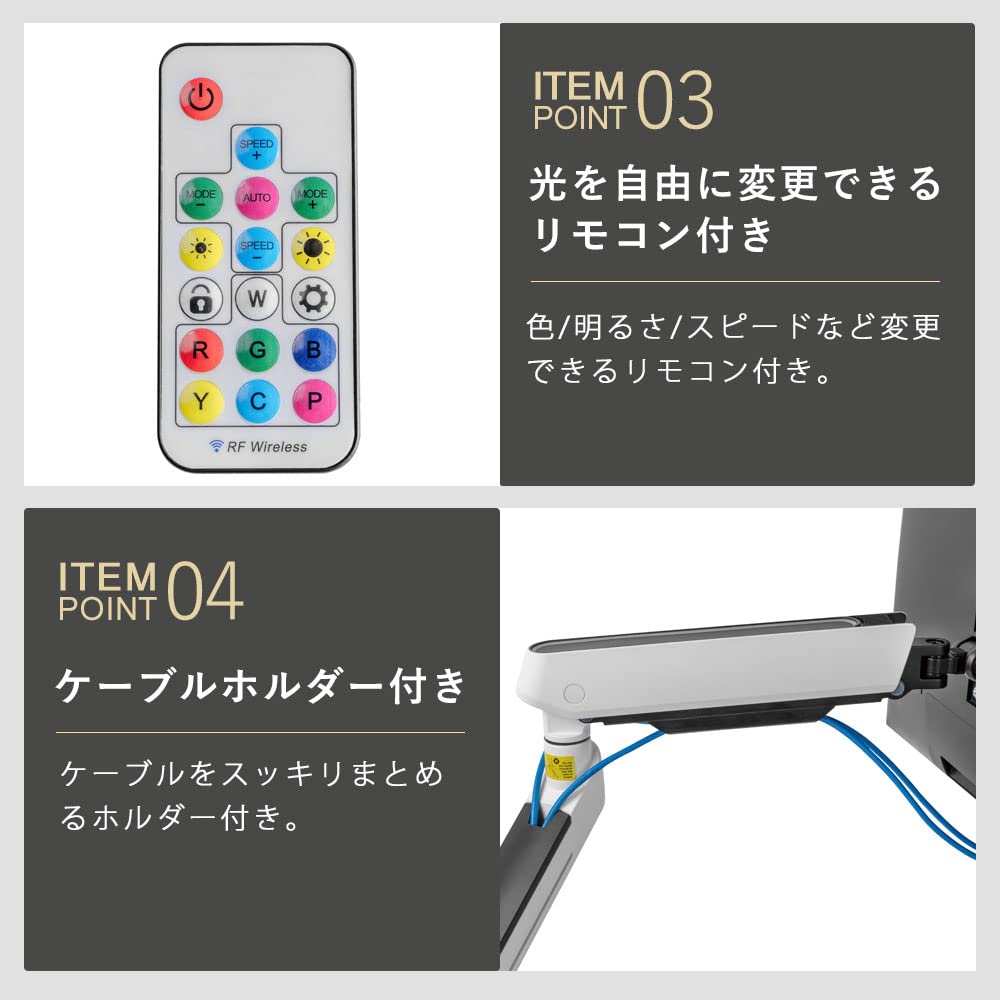Amazon.co.jp: 快適ワーク×iggy（イギー）快適ワークのモニターアーム