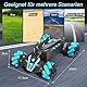 AYIQUTY Ferngesteuertes Auto, RC Stunt Car mit Spray, Lichtern und Musik für Kinder, 4WD 2,4 GHz Ferngesteuert mit Handsteuerung 360° Crawler Geschenk für Jungen und Mädchen (RC Stunt Auto)