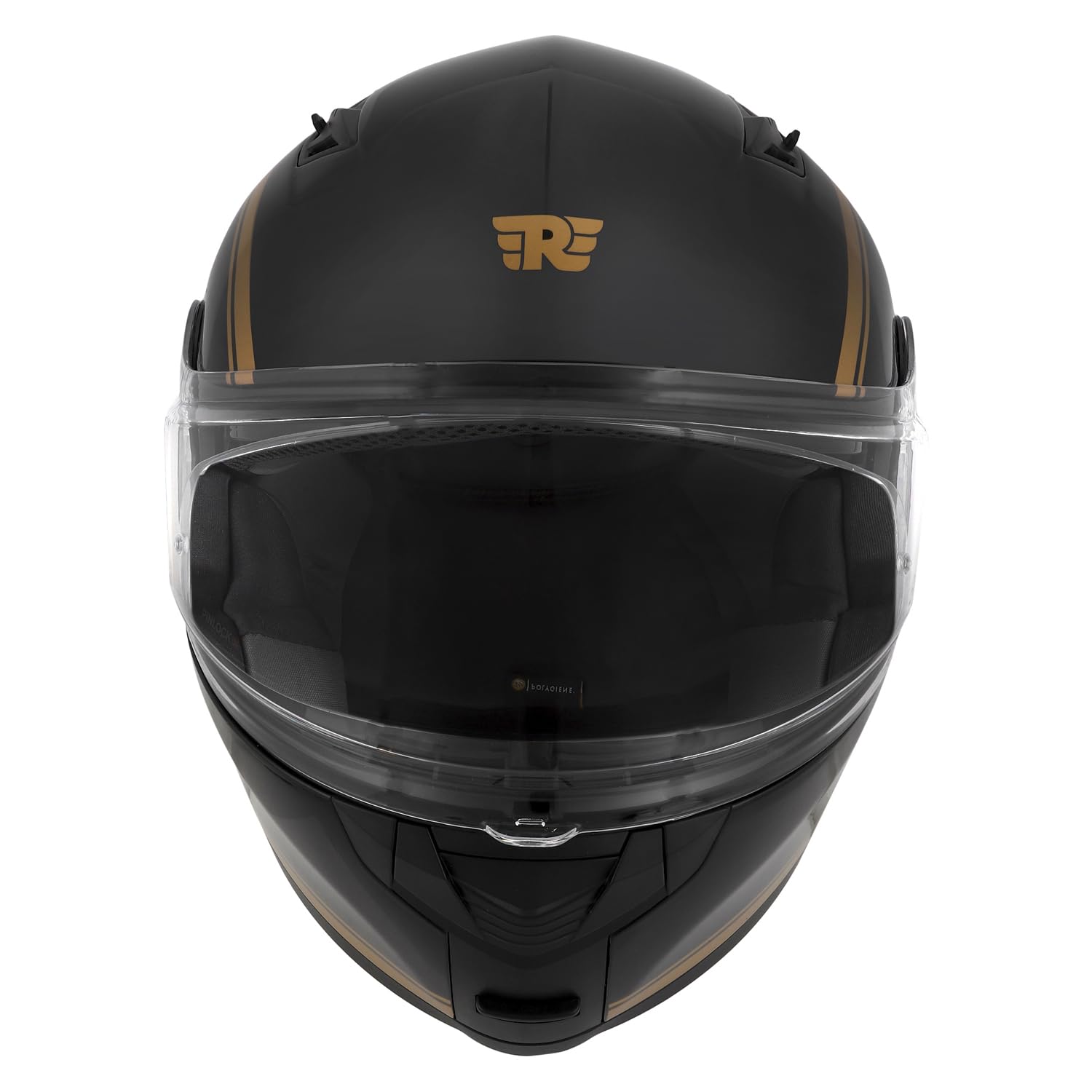 Royal Enfield ISI & DOT Certified Bullet Lightwing Modular Riding Helmet Black (XL)62 Cm-With High Impact Grade Thermoplastic & High Density Head EPS Liner For Superior Impact Protection & Durability-image-46