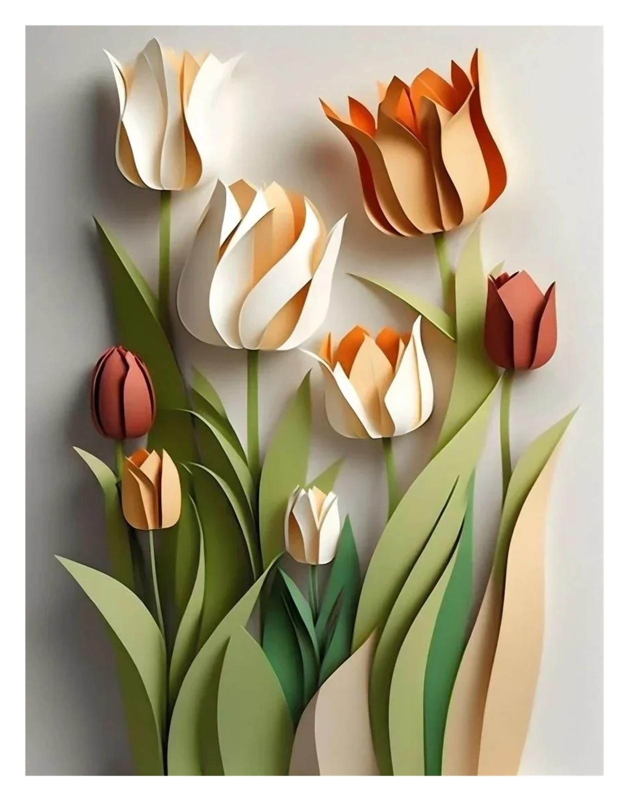 Xenite C Wall Art Anvas Prints Anvas Painting Wall Art Flower Ollage Poster Prints For Gallery Aestheti Pictures Nordi Plant Living Room Home Decor(,50X70cm)