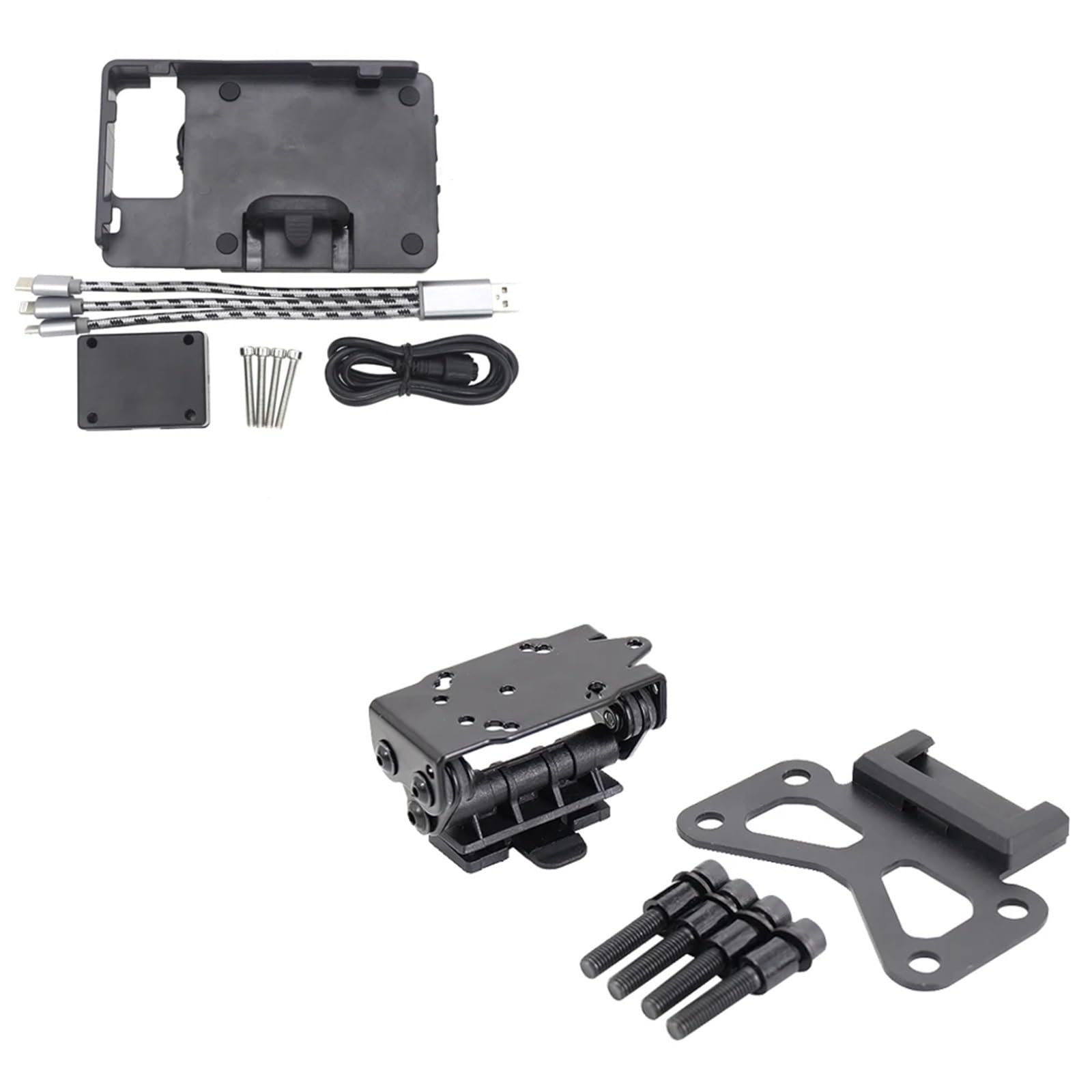 Support Téléphone Moto pour BMW F650GS, F700GS, F800GS, pour Adventure 2008 – 2018, Support Téléphone Portable Navigation GPS Support Pièces Moto Support Telephone Velo(Taille:B and C)