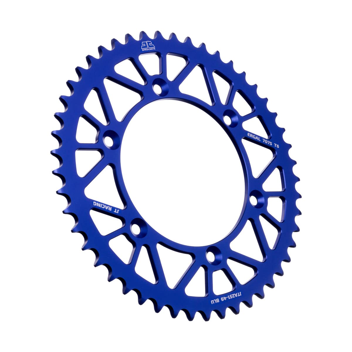 Amazon.com: JT Sprockets JTA251.49BLU Blue Racelite Anodized
