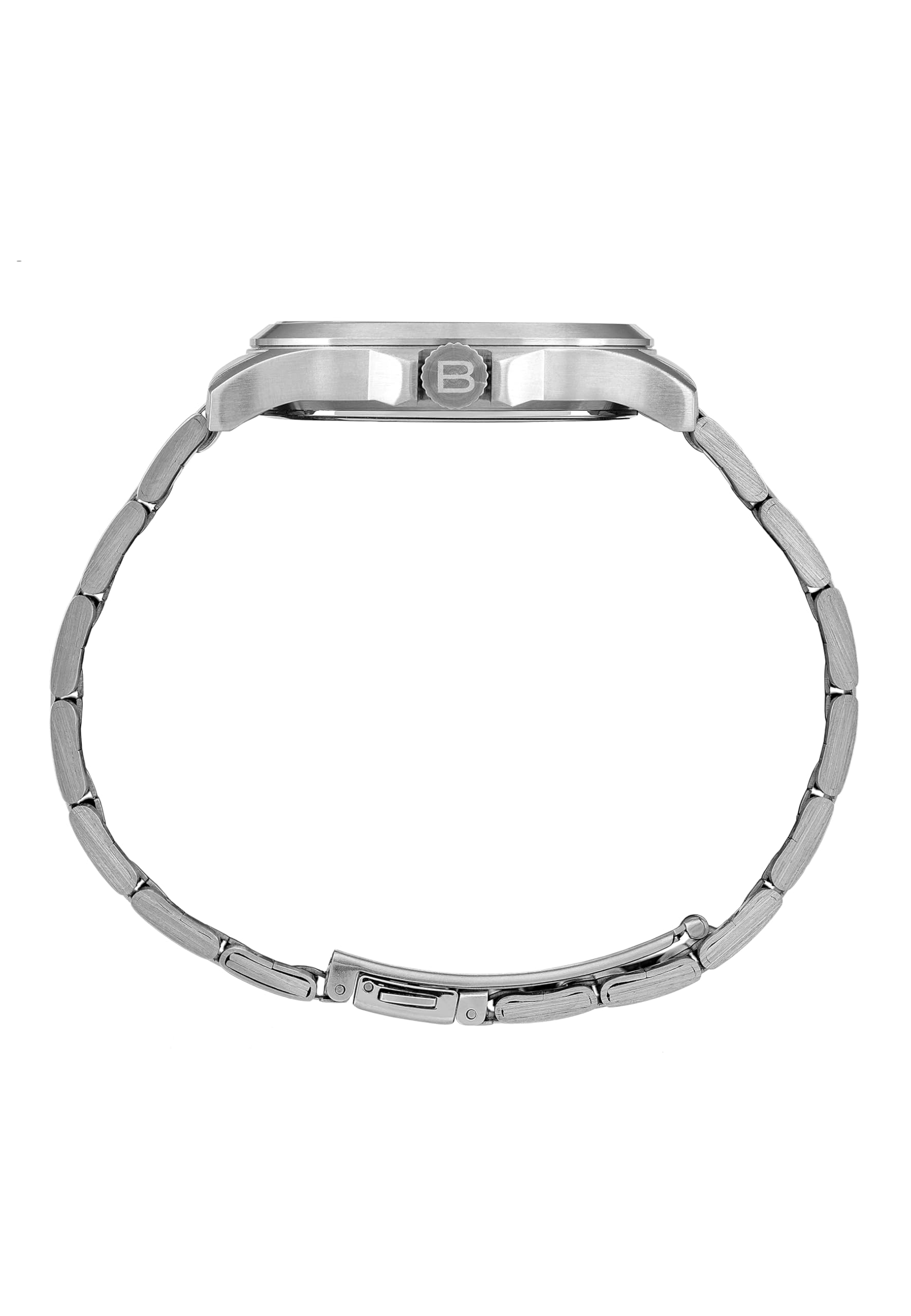Breil, Collezione Kai, Orologio Uomo Solo Tempo, Orologio in Acciaio, Design Elegante, Impermeabile fino a 50m, Movimento al Quarzo, Cassa 40 mm, Pratica Chiusura con Pulsanti