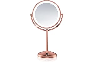 Conair Light Up Mirror, LED Vanity Mirror, Double Sided, Battery Operated