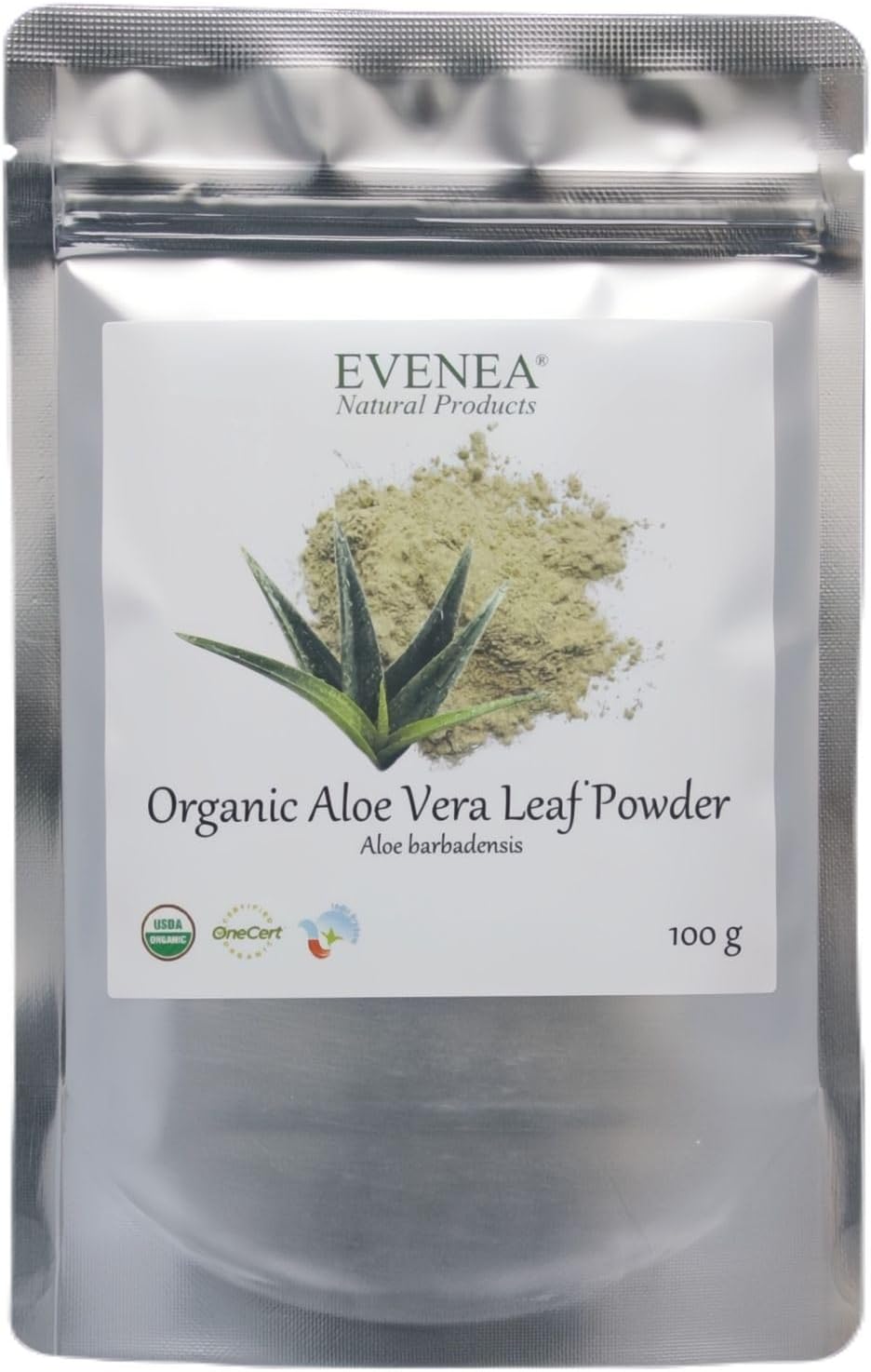 Organic Aloe Vera Leaf Powder for Hair - Nourishment, Repair, Growth (100g)