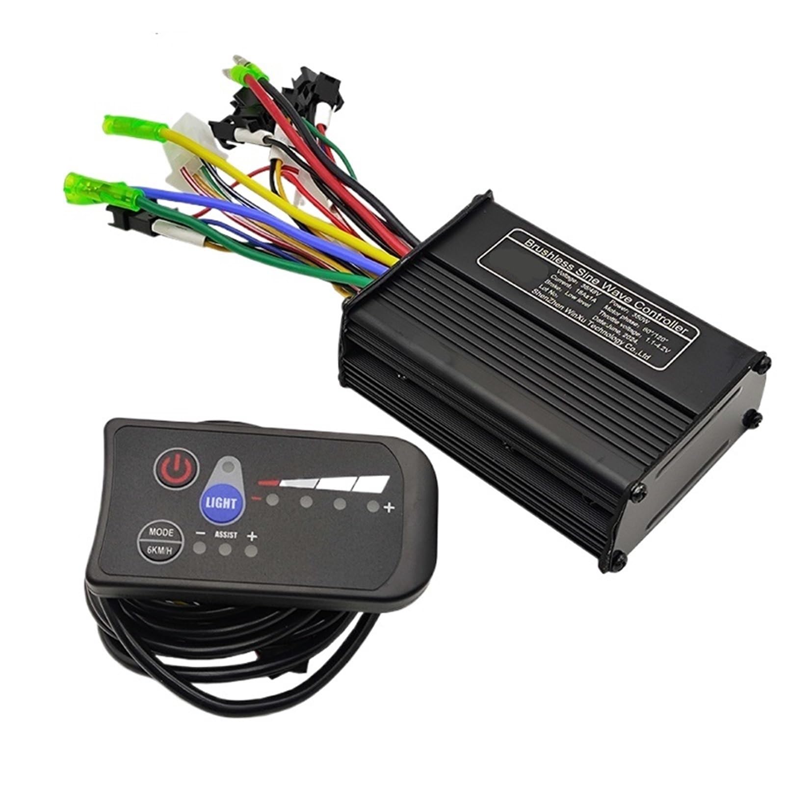 36V 48V 500W 25A S810 810 Sterownik bezszczotkowy silnik S810 810 Panel wyświetlacza LED do naprawy roweru elektrycznego i skutera (zestaw 500 W 25A-48 V)