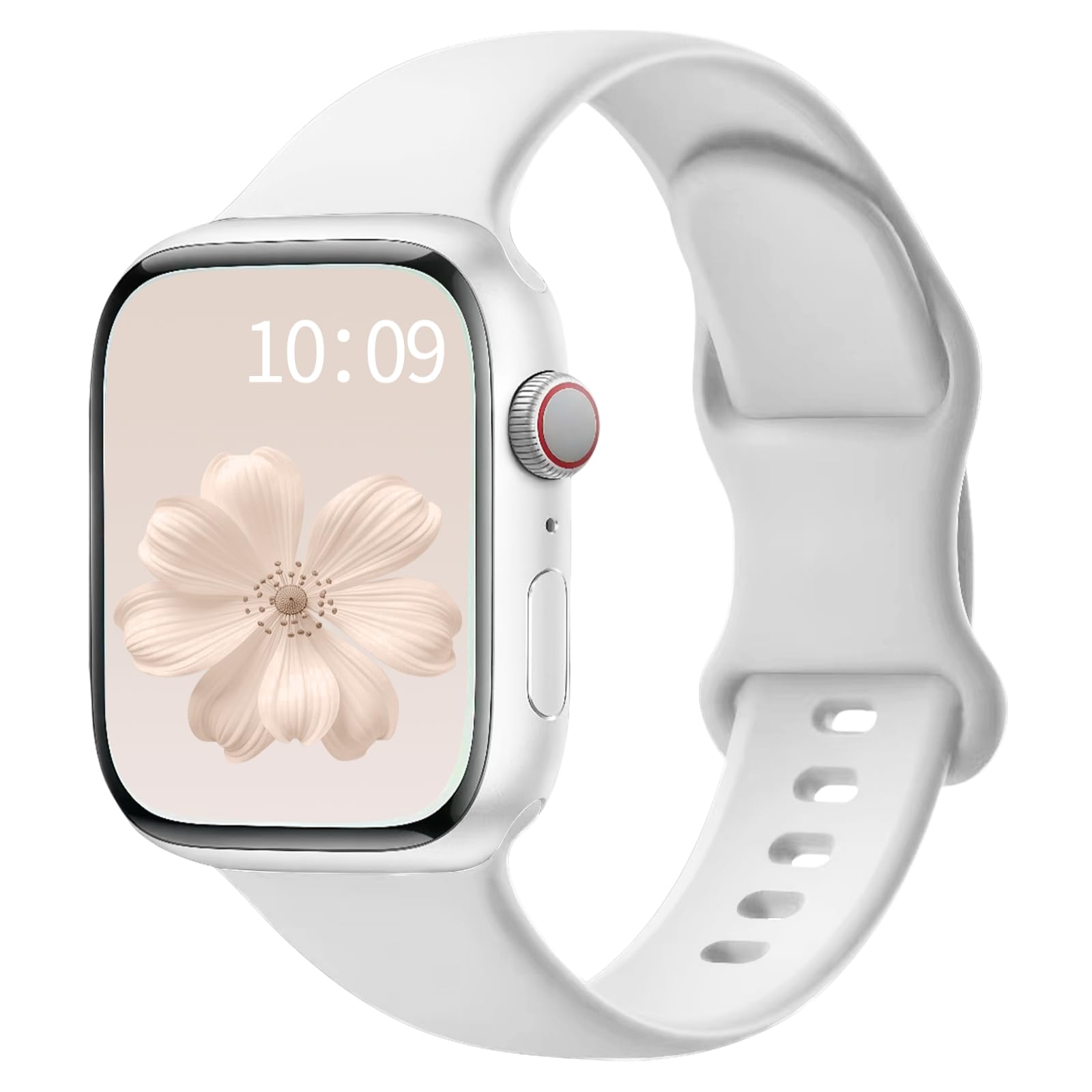 LYZSI Band Compatible with Apple Watch Bands 40mm 41mm 38mm 42mm 44mm 45mm 46mm 49mm for Women Men,Silicone Soft Waterproof Strap for iWatch Series 10 9 8 7 6 5 4 3 2 1 SE Ultra/Ultra 2