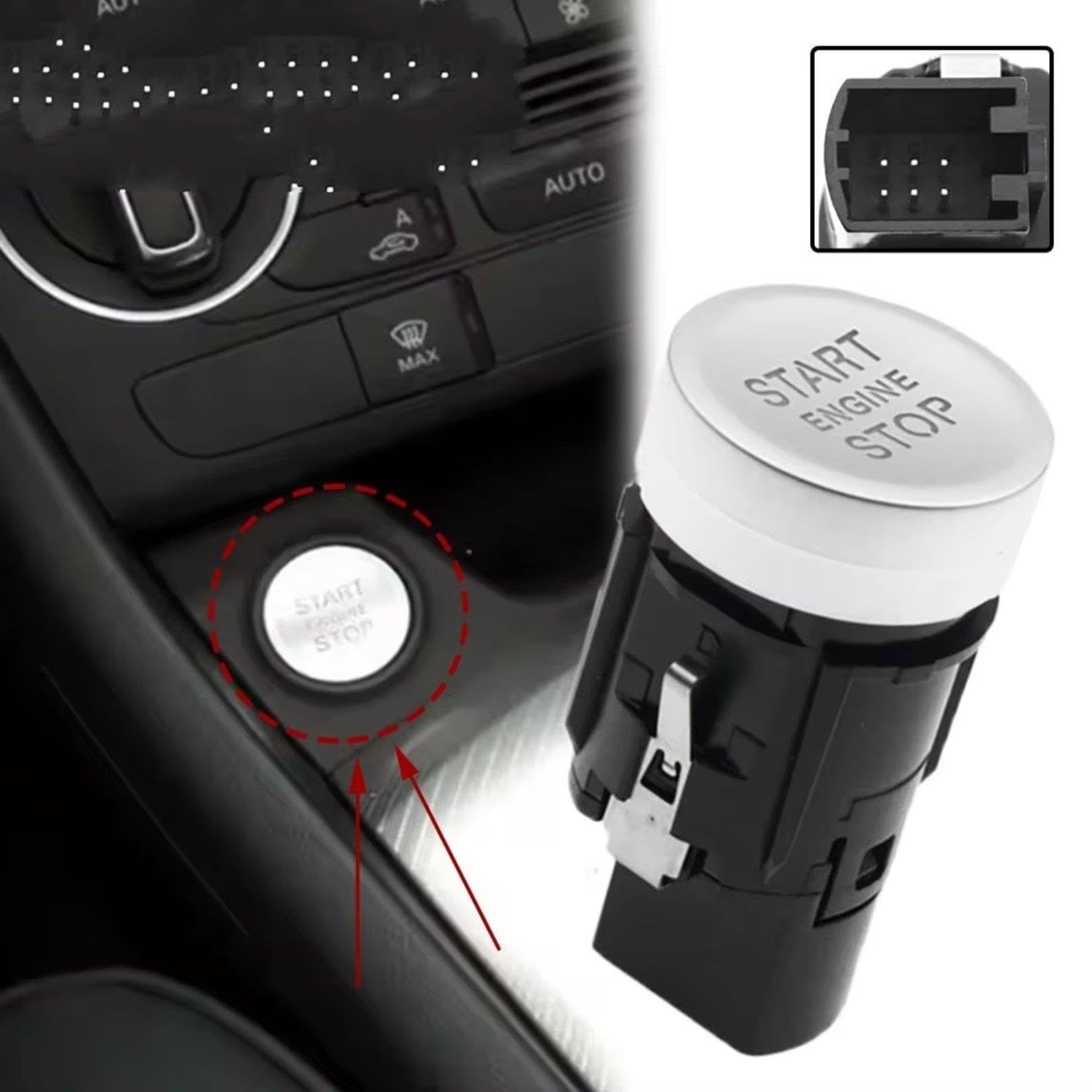 Bouton Poussoir Start Stop Pour RSQ3 Pour Sportback 2014-2018