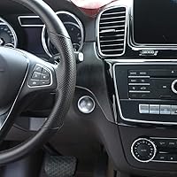 Vista 2 de Plástico ABS de grano de madera de roble para Mercedes Benz GLE GLS ML GL Clase 320 350 400 2012-2019 Control central de automóvil Decoración Panel