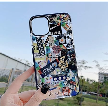 Amazon ボム ステッカー ロゴ大 Iphoneケース ハードケース ホットウィール Dc ロックスター アベンジャーズ スーパーマン スニーカー Jdm Usdm シュプリーム Iphone7 Iphone8 ブラック ハードケース ケース カバー 通販
