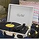 Claw Stag Portable Vinyl Record Player Turntable with Built-in Stereo Speakers, Volume Control Knob, AUX Input and RCA Output, 78 RPM Speed, High Qualiy Diamond Stylus and Headphone Jack (White) Product Image 6