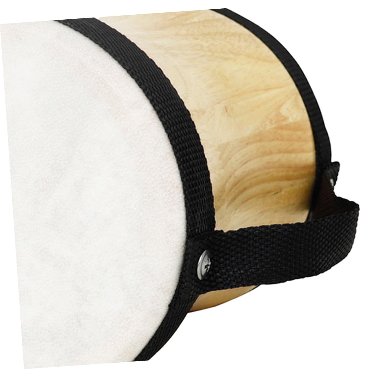 Tamburo a Mano per Ragazzo Ragazza con Pelle di Montone e Legno, Strumento Musicale Percussione Educativo con Suono Chiaro e Qualità Durevole, per L'apprendimento