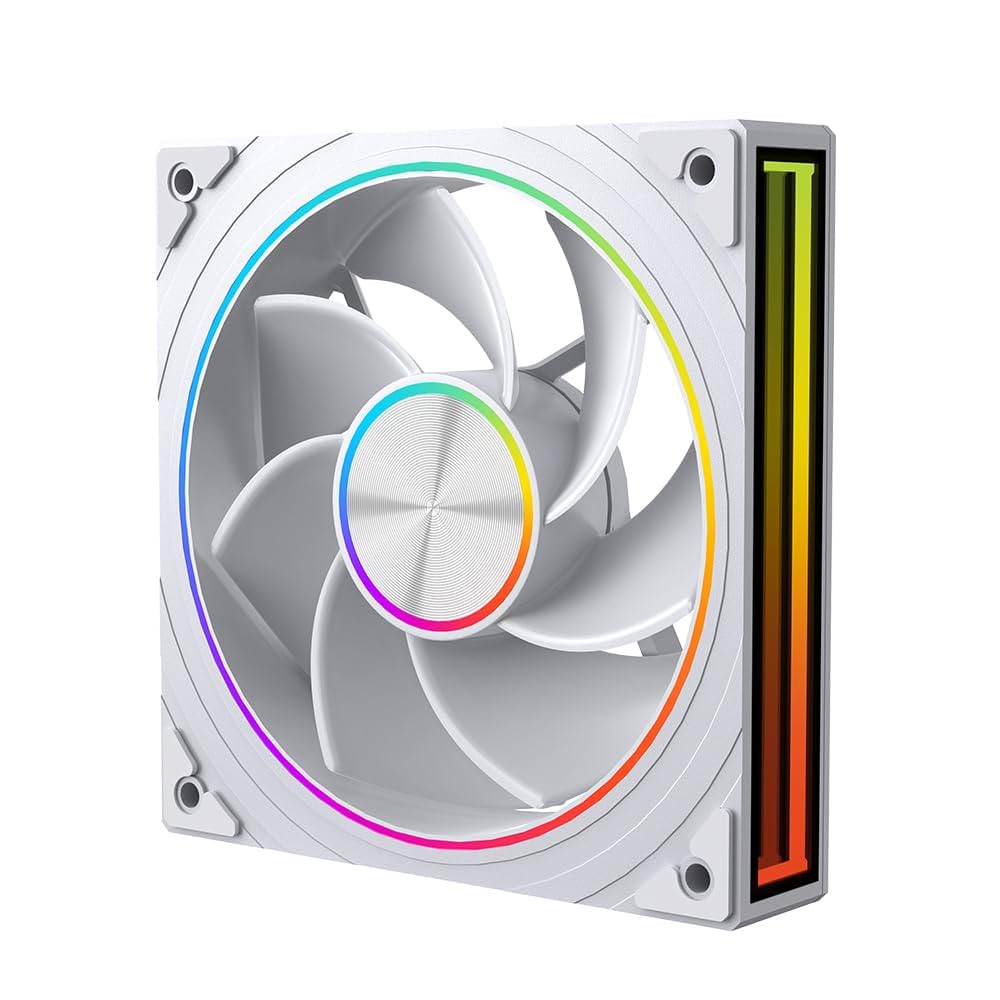 Jungle Leopard Transwarp ARGB ファン ホワイト Amazon.com: ICOLER Jungle Leopard XH 120 White Edition ARGB