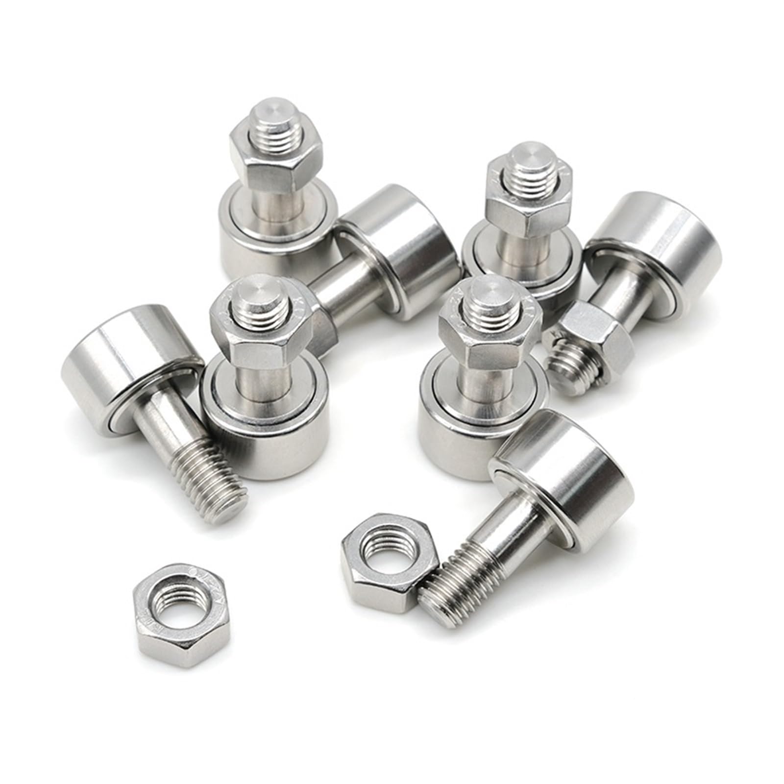 1 pz CFS6V Cuscinetto a rulli di scorrimento Cuscinetto a rulli di scorrimento M6X12X21,5 mm Cuscinetto a rulli ad aghi con bullone